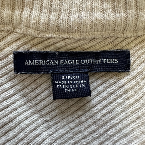 American Eagle fitted ribbed sweater with open back detail S - Picture 4 of 4